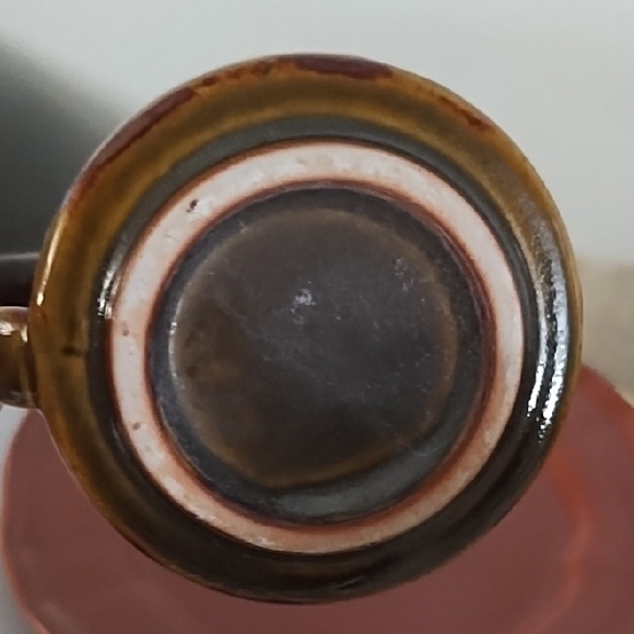 Floral Brown Ceramic Mug - Picture 3 of 3